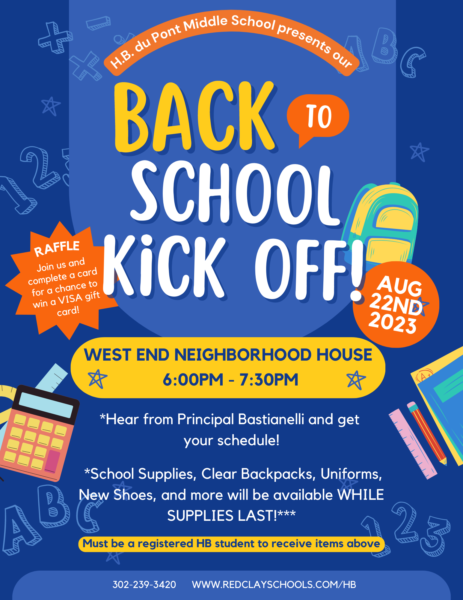  Back to School Kick Off at West End Neighborhood House